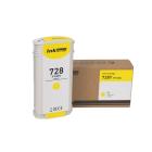 Ühilduv tindikassett F9J65A, no.728 Y, 130ml HP printeritele (ORINK BULK)